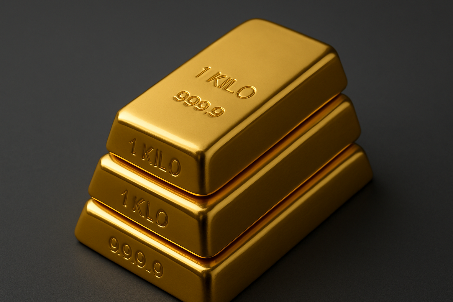 1kg Cast Gold Bar